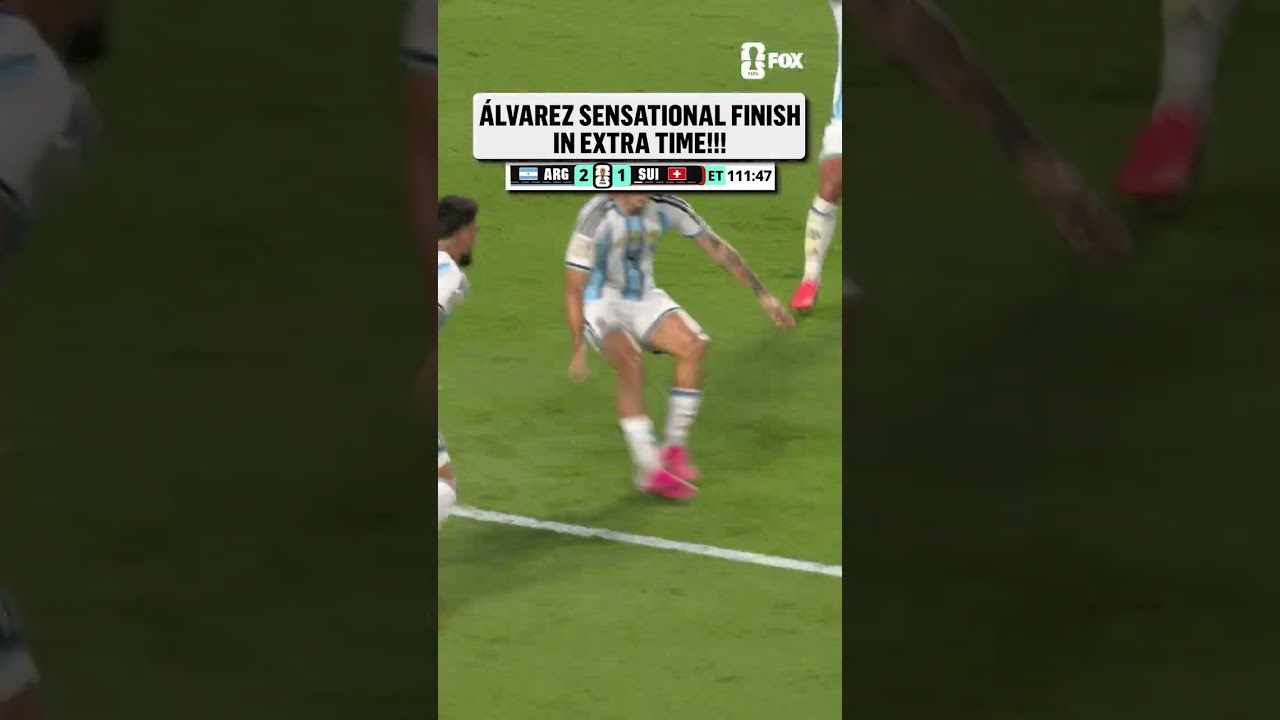 AN INCREDIBLE GOAL FROM JULIÁN ALVAREZ TO PUT ARGENTINA IN FRONT IN EXTRA TIME 🇦🇷