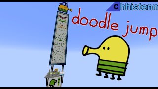 Doodle Jump Plus: Arcade Game in Minecraft! - Minecraft Parkour Map screenshot 1