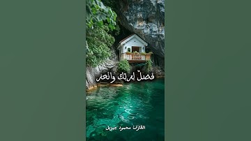 سورة الكوثر❤️🥰#القرآن_الكريم #الله #fyp #foryou #اكسبلور #allah #قرآن #explore #islam #quran #يارب