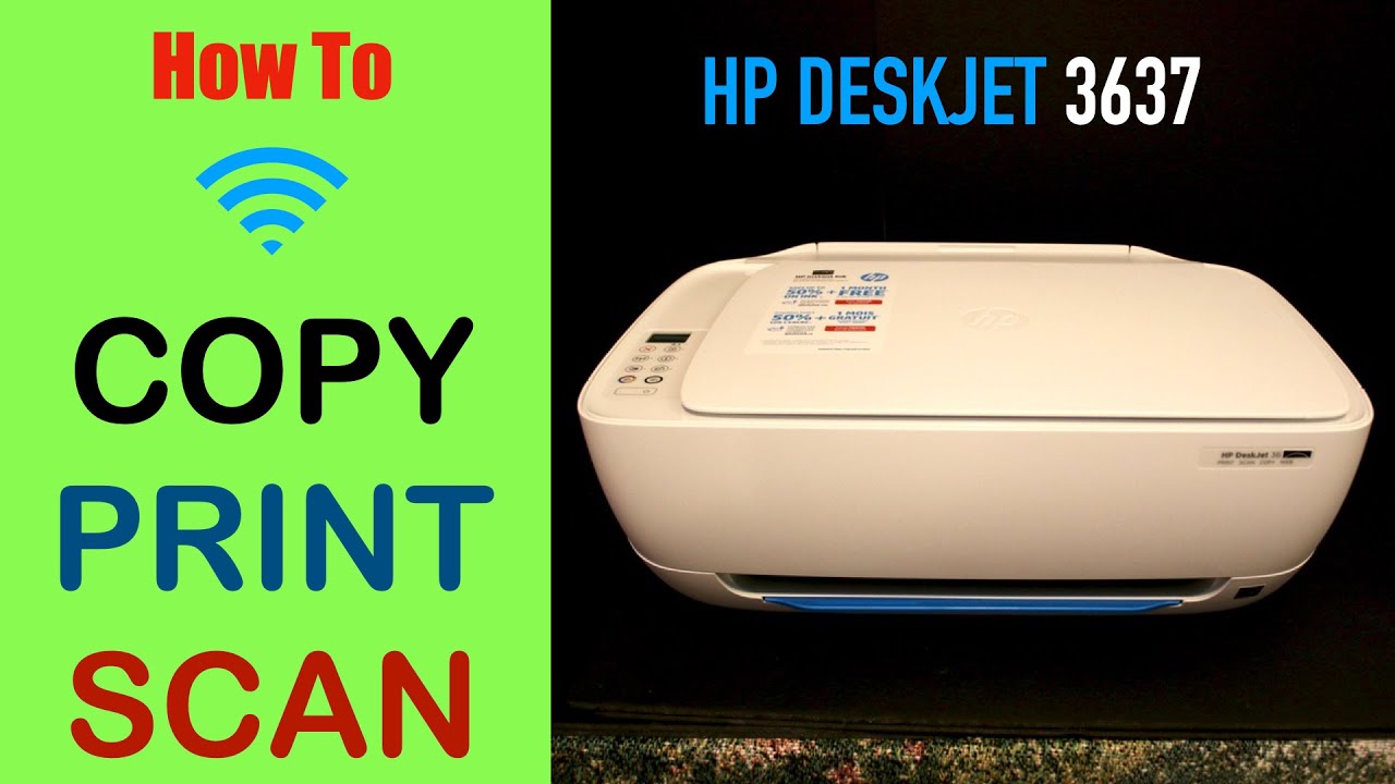 Hp Deskjet 3637 How To Scan