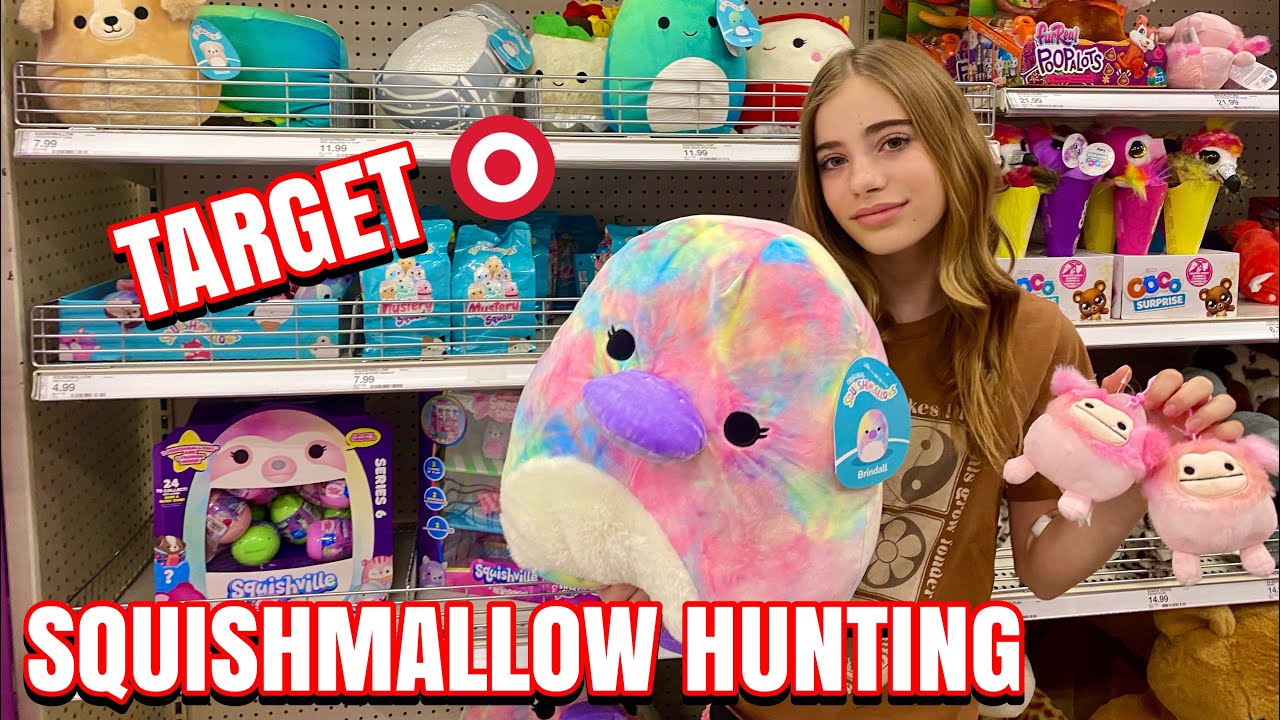 TARGET SQUISHMALLOW HUNT! New clips, new squads & mall haul YouTube