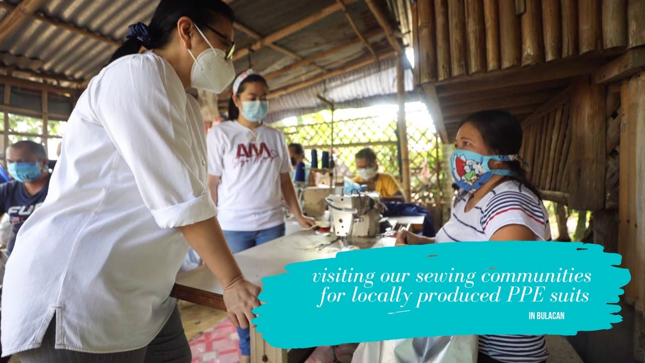 Visit to sewing partners in Bulacan | OVP local production of PPE suits | VP Leni Robredo