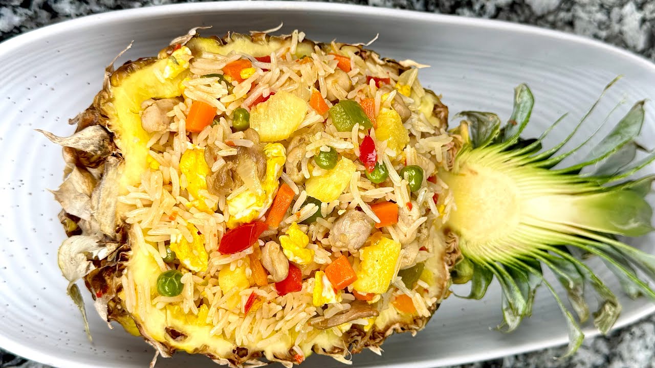 Florida Rice Recipe TROPICAL FRIED RICE RECIPE | Rice Colada with Coconut Milk & Pineapple ...