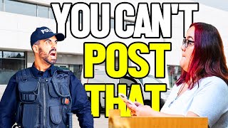 Officers Try Policing a Social Media Comment