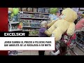 Joven cambia el precio a peluche gigante    para que abuelita se lo regalara a su nieta