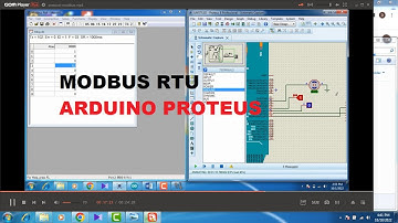 MODBUS RTU ARDUINO ( SIMULASI PROTEUS + MODBUS POLL)