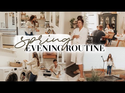 SPRING EVENING ROUTINE AS A FAMILY + 35 WEEKS PREGNANCY SELF CARE ROUTINE