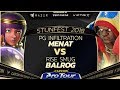 PG Infiltration (Menat) vs Rise Smug (Balrog) - Stunfest 2018 Top 32 - SFV - CPT 2018