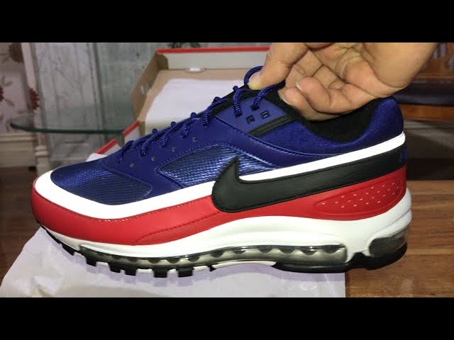 Nike Air Max Deep Royal Sneakers Trainers and Feet - YouTube