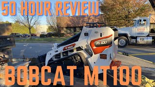 My Bobcat MT 100 50 hour review ! Walk around my new 2021 mini track loader, and watch it in action!