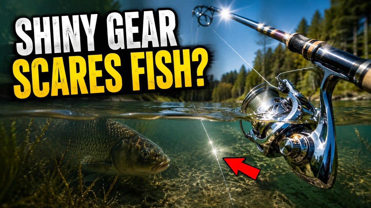 Scaring Fish The Shiny Gear Lie: Is Your Expensive Tackle Actually Scaring Fish Away ...