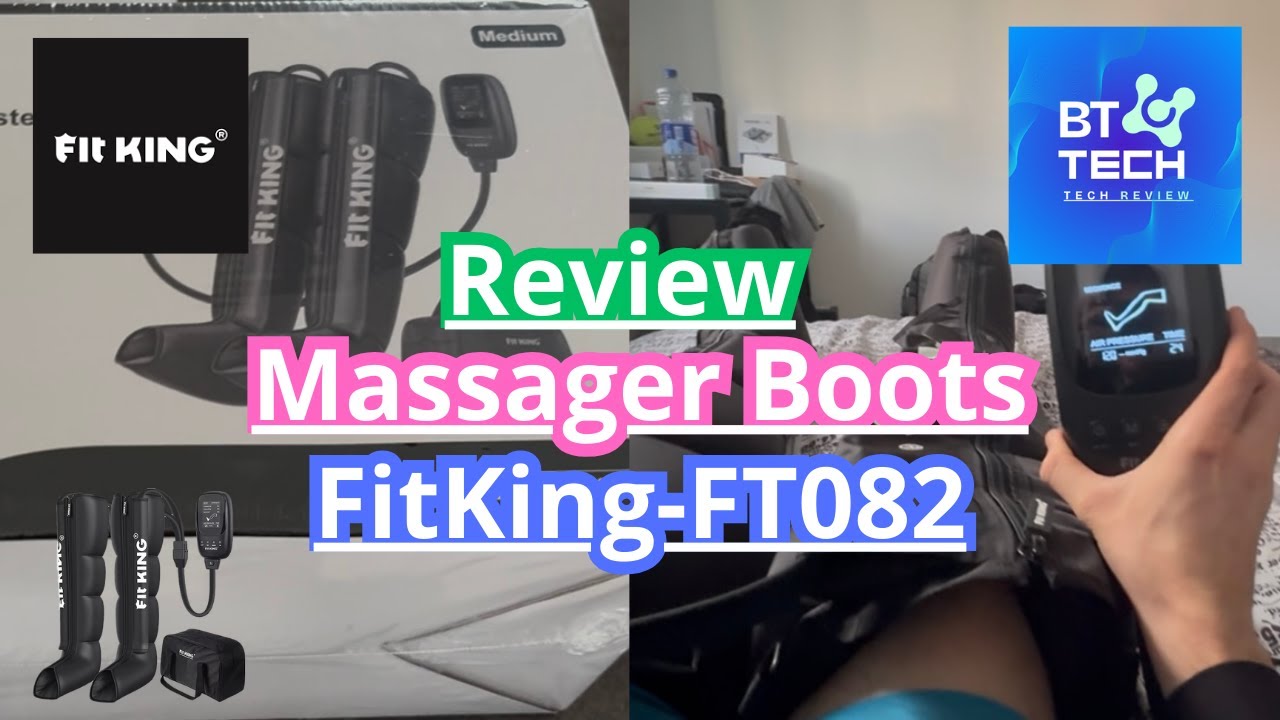 J’ai testé les bottes de pressothérapie Fit King FT082, récupération musculaire à la maison ? REVIEW