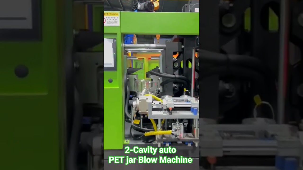 2-Cavity auto PET Jar Blow Machine 