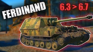 БЫСТРЫЙ ОБЗОР ФЕРДИНАНДА НА 6.7 | War Thunder Ferdinand