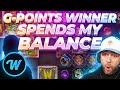 Fan won the gpoints leaderboard to spend my 30000  got crazy lucky bonus buys