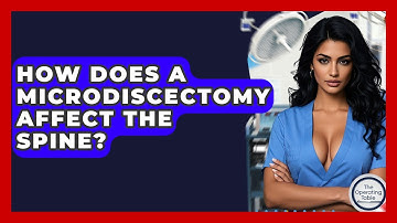 How Does A Microdiscectomy Affect The Spine? - The Operating Table