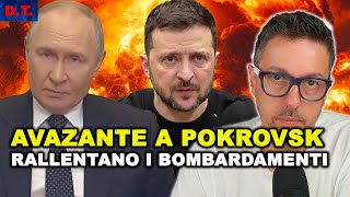 AVANZATE RUSSE INTORNO A POKROVSK mentre rallentano i bombardamenti