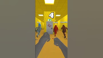 Escape In The Backrooms | Hide in The Backrooms Nextbots #shorts