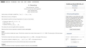 Codeforces Round 887 Div.2 Problem A. Desorting with Explaination