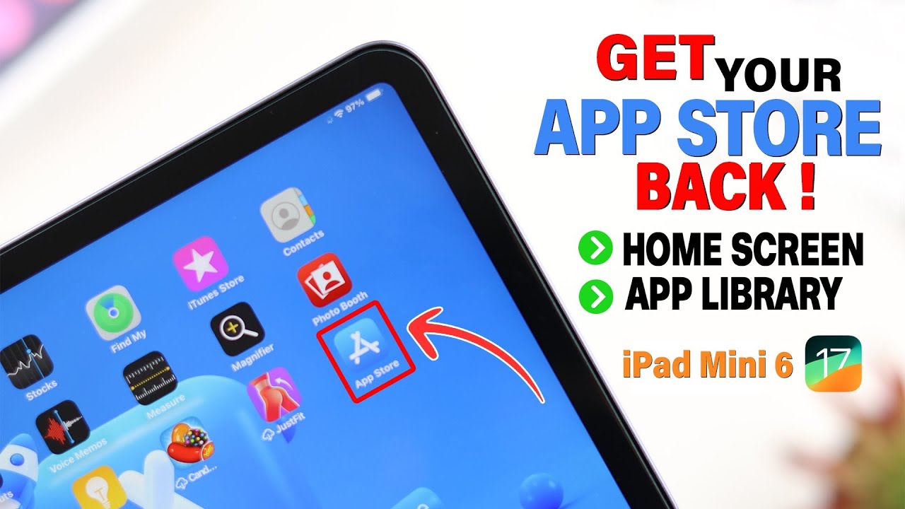 How To Get App Store Back On IPad Mini 6 2 Ways YouTube how-to-get-app-store-back-on-ipad-mini-6-2-ways-youtube