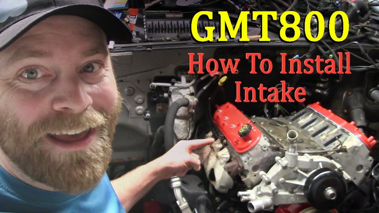 Intake Installed On The Escalade Build.