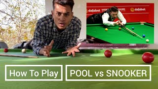 Difference between Snooker and Pool