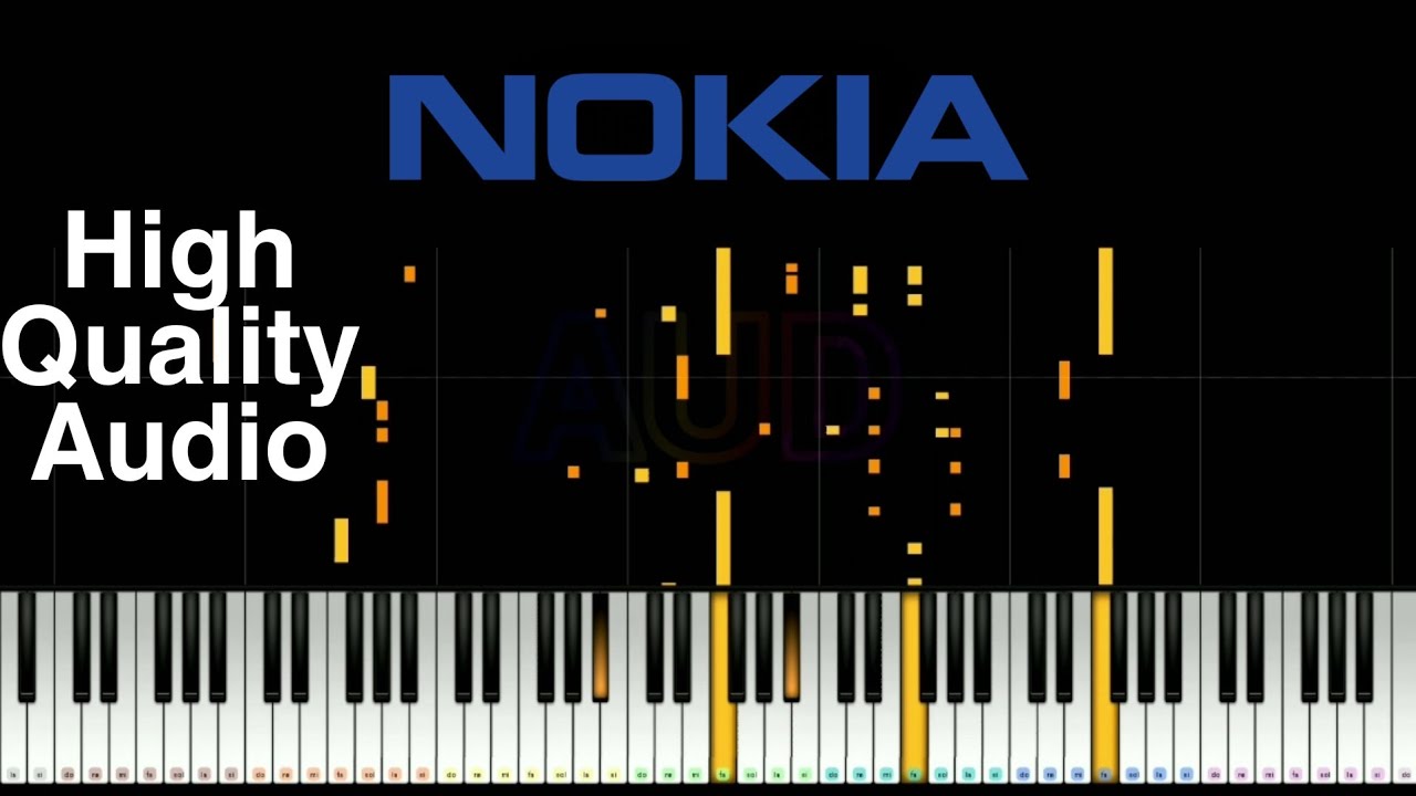 Nokia ringtone (Coconut)piano tutorial (High Quality Audio) YouTube