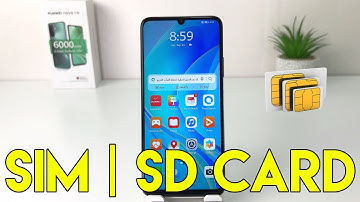 How To Insert SIM & SD Card in Huawei Nova Y70