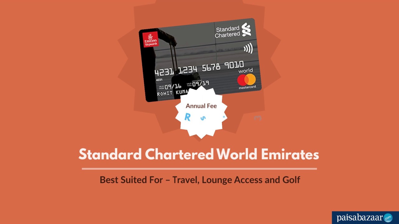 standard chartered travel world credit card