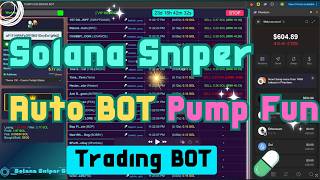 Real-Time Pump Fun Token Sniping | Solana Sniper Bot in Action | Solana MEV Trading Bot Workflow