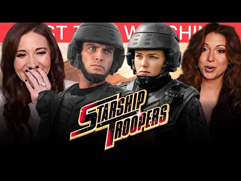 Starship Troopers (1997) THIS MOVIE IS WILD FUN!! *First Time Watching Reaction!!