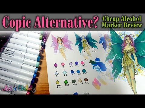 Little Tipsy Alcohol Markers Colour Chart