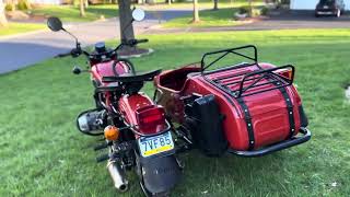 2015 Ural CT Fuel Injection walk around, test ride, exhaust sound.