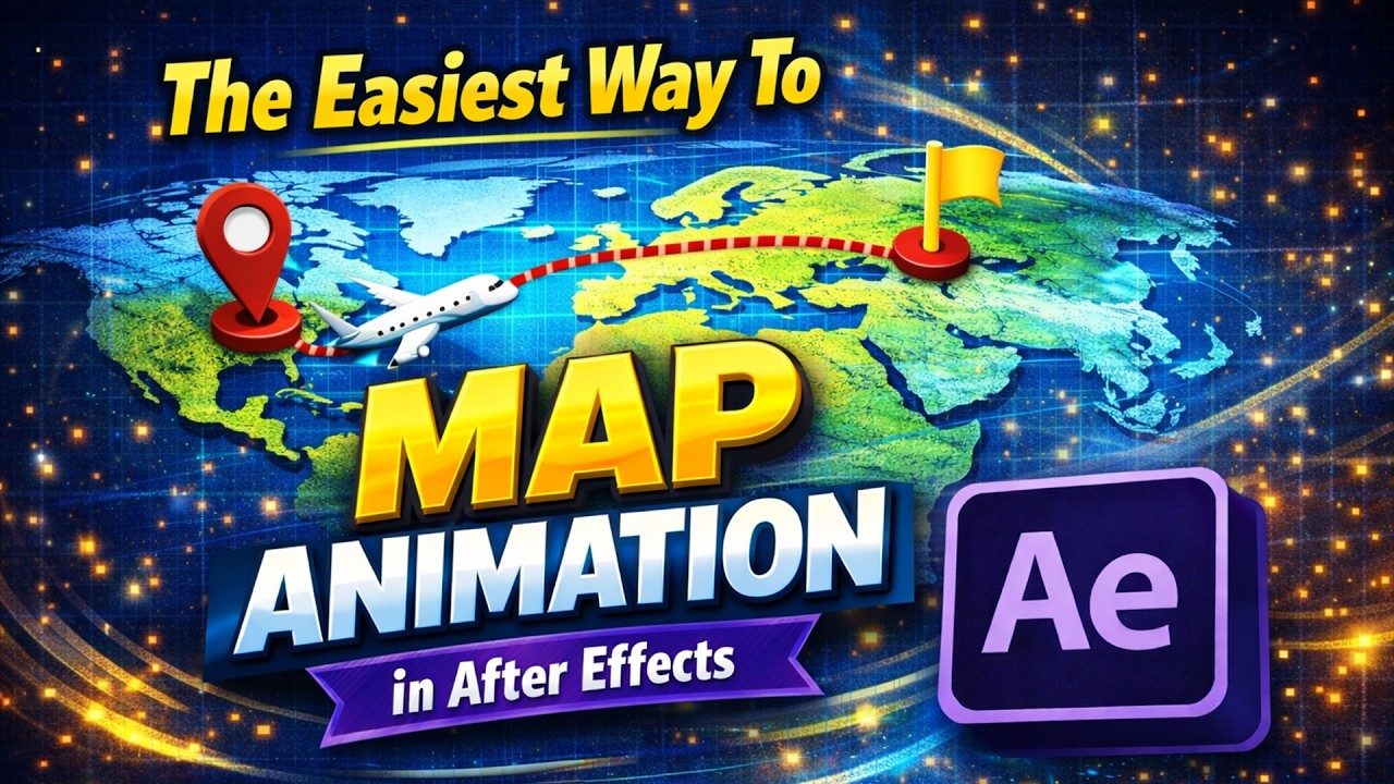 This Map Animation Trick Will Change Your Videos Forever - YouTube