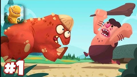 Dino Bash - Dinosaur Vs Cavemen Tower Defence War