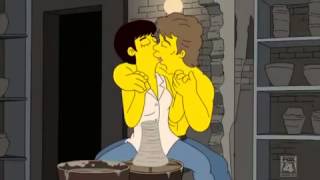 Les simpson épisode baiser volé (clins d'œil)