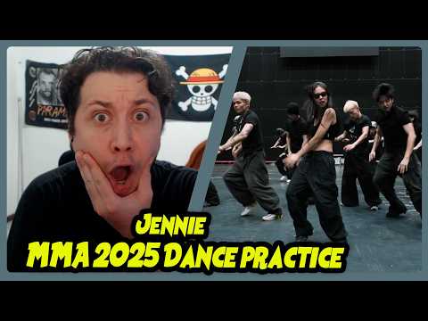 JENNIE - 2025 MMA Performance Rehearsal | REACT DO MORENO