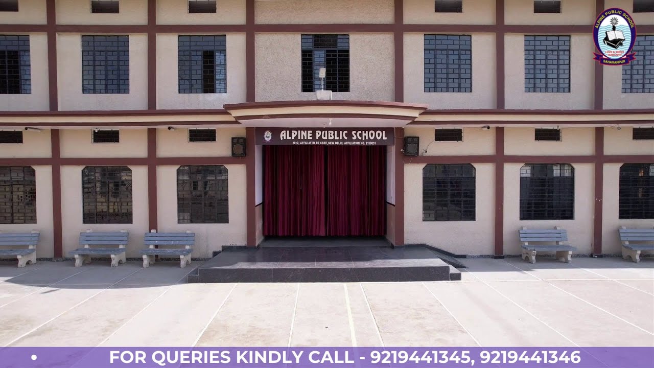 WELCOME TO ALPINE PUBLIC SCHOOL, SAHARANPUR