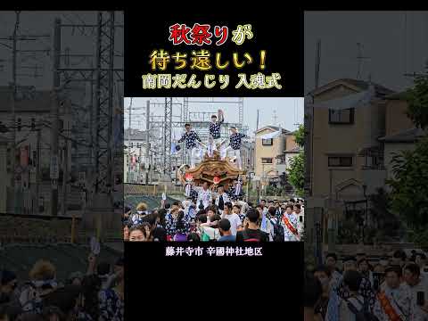 秋祭りが待ち遠しい❗南岡だんじり(藤井寺市) 入魂式 2025年