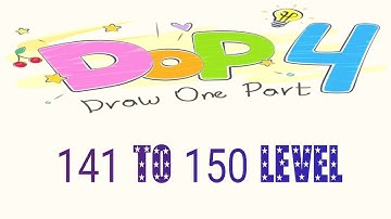 Dop 4 Draw one part# funny game# Level.. 141 to 150.