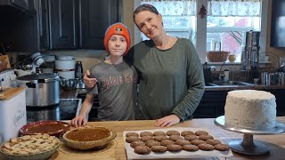Bake With Us ~ A Busy Day in the Kitchen ~ Large Family Cooking and Food Preservation