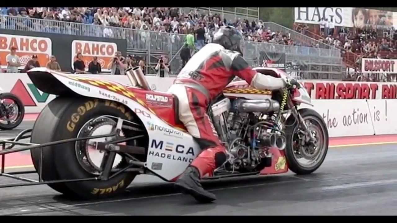 Top fuel bikes at Veidec Nitro Festival 2010