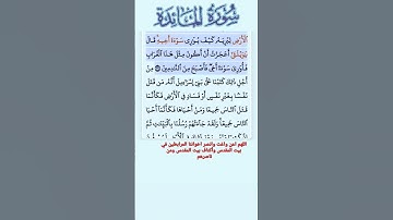 سورة المائدة الاية 30-31 فارس عباد قرآن 337