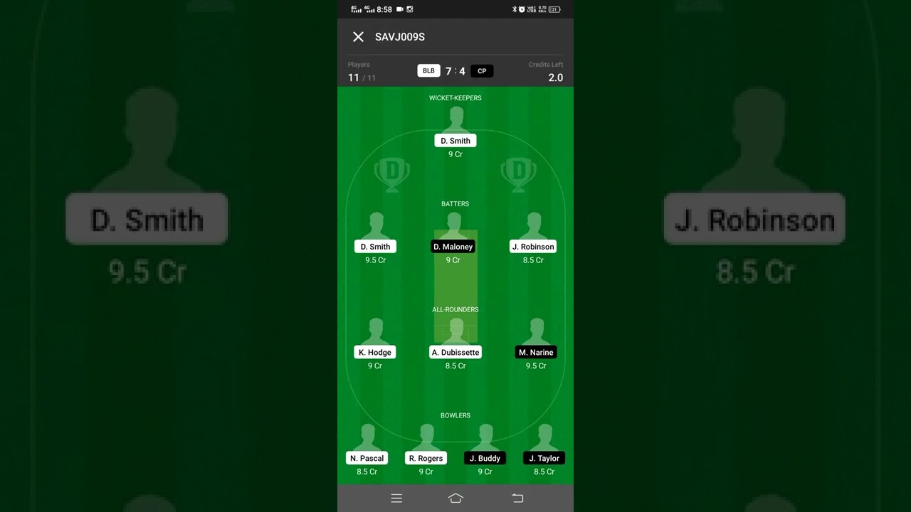 blb vs cp dream11 prediction 