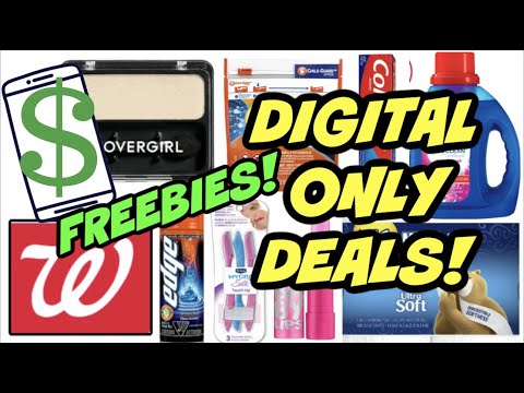 EASY DIGITAL ONLY WALGREENS DEALS THRU 8/21 | FREEBIES & MORE!