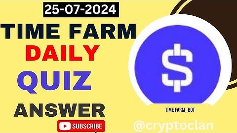 Time Farm Airdrop Daily Quiz and Answer| When was the London Hard Fork upgrade implemented on the