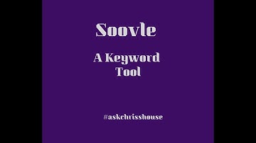 Keyword Search Soovle