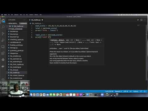 Python Programming 92 : Mathematical Operators On The List DataType