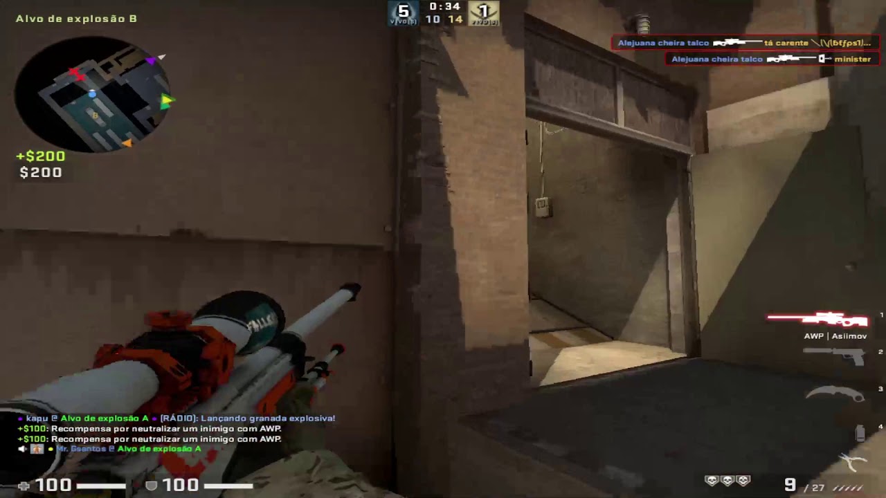 csgo. meu parceiro vai trocar a chapa q ta banguela - YouTube