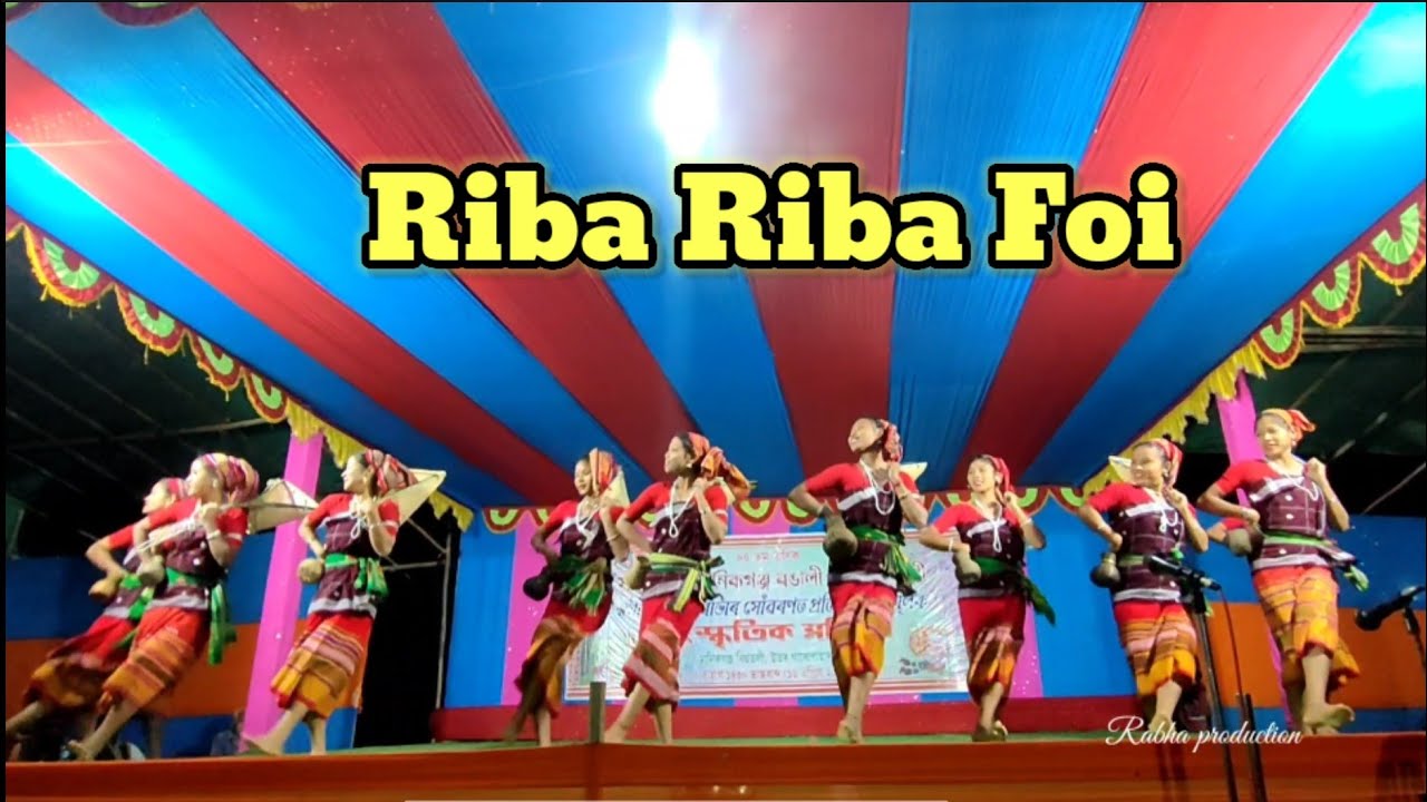 Riba Riba foi mordern Rabha Song Dance 2023  At Manikgonj Bihu 2023